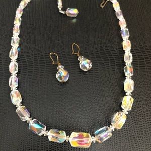 Northern Lights Necklace with Swarovski crystals.